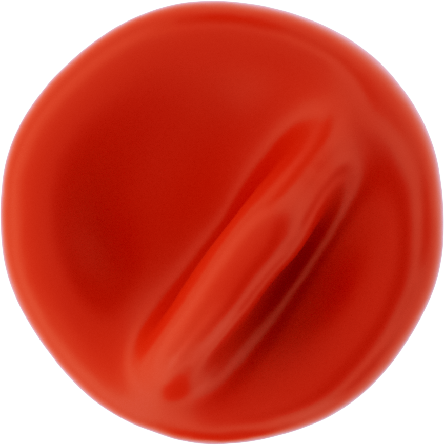 Illustration of a red blood cell from another angle